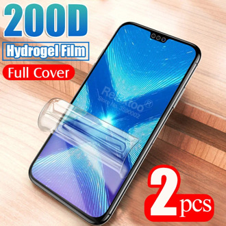 2pcs 200D Hydrogel safety Film For huawei honor 8x screen protector on honer 8s 8c 8a pro 8 x a s soft Films not tempered Glass