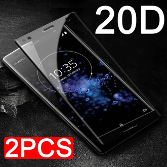 2pcs 20D full tempered glass for Sony Xperia XZ4 XZS XZ Premium 1 2 4 S XZ1 XZ2 Compact screen protector protective glass film