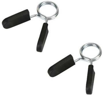 2Pcs 25Mm Barbell Fitness Sluiting Gewicht Barbell Halter Lock Clip Voorjaar Met Handvat Fitness Apparatuur Accessoires