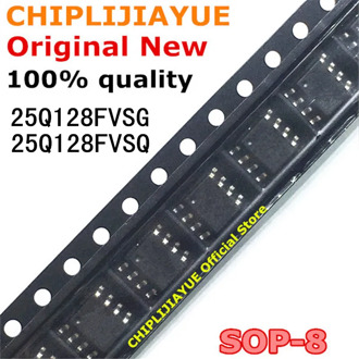 2PCS 25Q128FVSG W25Q128FVSG SMD 25Q128FVSQ W25Q128FVSQ SOP-8 25Q128 SOP8 New and Original IC Chipset