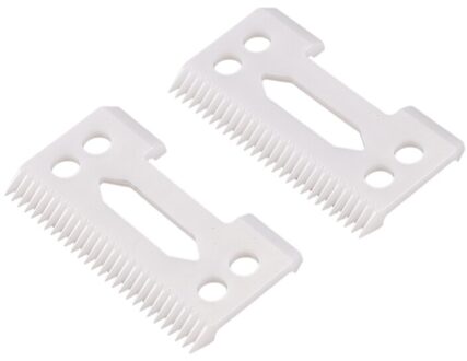 2Pcs 28 Tanden Zirconia Keramische Clipper Blade Voor Wahl Senior Clipper