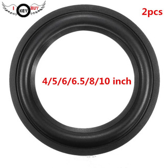 2pcs 4/5/ 6 / 6.5/ 8/10 inch Speaker Repair Accessories Foam Edge Ring / Rubber Edge Midrange Subwoofer DIY Parts