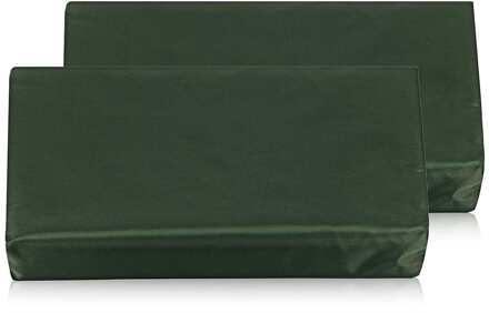 2Pcs 4.72X1.2M Zonnescherm Luifel Outdoor Camping Cover Tuin Patio Zon Onderdak Waterdicht Polyester Luifel Doek groen/Beige