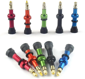 2Pcs 48/60/78mm Road MTB Bike Bicycle Tubeless Tires Alloy Presta Valve Stems Brass Core Bicycle Cycling Equipment Accessories