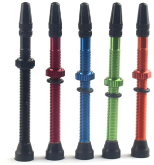 2Pcs 48/60/78mm Road MTB Bike Bicycle Tubeless Tires Alloy Presta Valve Stems