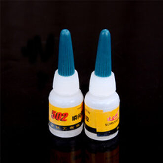 2Pcs 502 Super Lijm Instant Sneldrogende Cyanoacrylate Adhesive Sterke Bond Snelle Ambachten Reparatie
