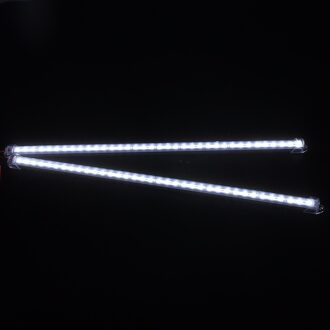 2Pcs 50Cm 5630 36LED Auto-interieur Strip Licht Bar Caravan Koud Wit Flexibele Auto Indoor Home Decoratie