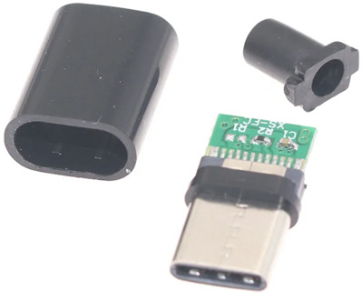 2pcs/5pcs TYPE-C USB 3.1 Plug Male connector With PCB 24pin welding Data line interface DIY data cable accessories