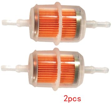 2Pcs 7Mm In-Line Motorfiets Installeren Carburateur Filter Cleaner Benzine Benzine Vervanging