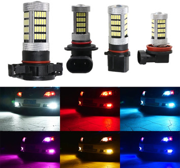 2pcs 9005 LED Bulbs Car Fog Lights Daytime Running Lights DRL Lamps 12V White Amber Ice Blue H8 H11 H16 9005 HB3 9006 HB4 P13w