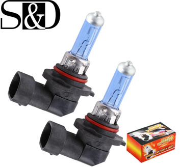 2pcs 9006 HB4 Super Bright White Halogen Bulb - High Power 55W Car Fog DRL Head Lamp Light Parking 12V