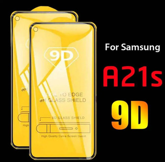 2Pcs 9D Protective Glass For Samsung Galaxy A21s 3D Tempered Glass on Samsan A21 s A 21s A 21 s SM-A217F Safety Screen Protector