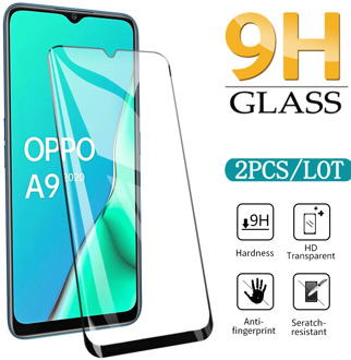 2pcs 9H Tempered Glass Screen Protector for OPPO A9 2020 A5 2020 Safety glass For OPPO A92 A92s A72 5G 4G A52 Protective Glass