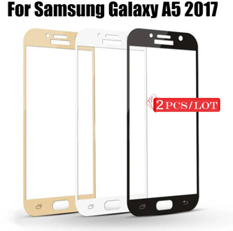 2Pcs A5 Glass for Samsung Galaxy A5 2017 Screen Protector on SamsungA5 sansung A 5 5A A520 Film Tempered Glass Protective Glass