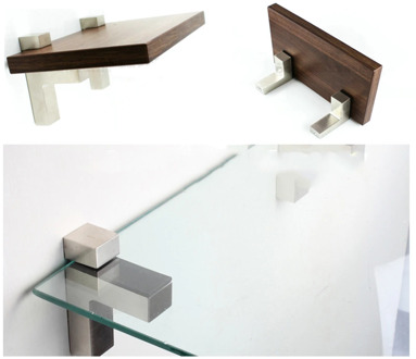 2pcs Adjustable 3-20mm/Zinc Alloy 3-28mm/3-15mm/3-20mm Wood Shelf Bracket Wall Mount Glass Shelf Bracket Fish Mouth Glass Clamp