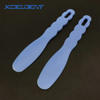 2pcs Alginate Assorted Dental Lab Plastic Mixing Spatula for Impression Dental Matirial