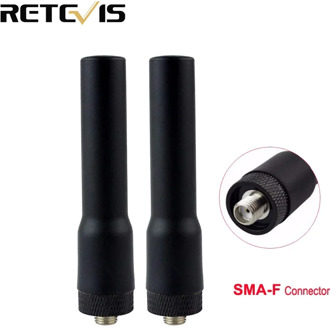 2pcs Antenna VHF UHF Dual Band SMA-F for Kenwood BAOFENG UV-5R Retevis H777 TYT HYT Walkie Talkie Ham Radio C9004A