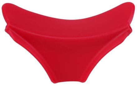 2Pcs Anti-Spill Keukengerei Deflector Tool Liquid Deflector Keukengerei Ronde Siliconen Trechter Keuken Accessoires rood