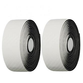 2Pcs Antislip Kunstleer Elastische Eva Fietsstuur Bandjes Rijden Levert Fiets Accessoires Ciclismo Fietsstuur Tape wit