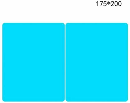 2Pcs Auto Achteruitkijkspiegel Beschermfolie Anti Fog Venster Clear Regendicht Achteruitkijkspiegel Beschermende Zachte Film Auto Accessoires 175 200mm