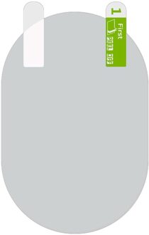 2Pcs Auto Achteruitkijkspiegel Beschermfolie Anti Fog Venster Clear Regendicht Waterdichte Achteruitkijkspiegel Beschermende Auto Accessoires 10x15cm ovaal wit