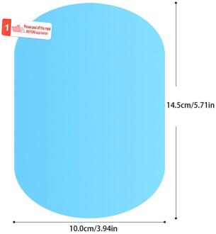 2Pcs Auto Achteruitkijkspiegel Waterdicht En Anti-Mist Regen-Proof Film Zijruit Glas Film een Verscheidenheid van Size Specificaties 100150mm
