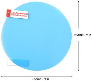 2Pcs Auto Achteruitkijkspiegel Waterdicht En Anti-Mist Regen-Proof Film Zijruit Glas Film een Verscheidenheid van Size Specificaties 9595mm