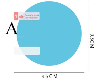 2Pcs Auto Achteruitkijkspiegel Window Beschermende Film Auto Accessoires Interieur Anti-Fog Membraan Waterdicht Regendicht Auto Stickers