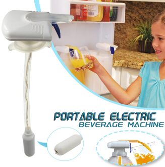 2Pcs Automatische Drink Dispenser,Magic Elektrische Tap, Drinken Stro, drinken Zuig Melk Drank Vruchtensap Stro Magic Tap Elektrische