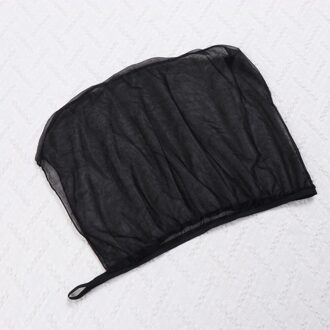 2Pcs Automotive Mesh Cover Warmte Isolatie Zomer Window Zonnescherm Auto Gordijn Shield Auto Zon Mesh Doek ( zwart 2