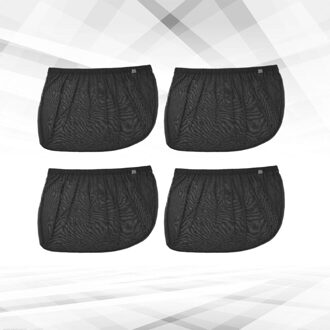 2Pcs Automotive Mesh Cover Warmte Isolatie Zomer Window Zonnescherm Auto Gordijn Shield Auto Zon Mesh Doek ( zwart