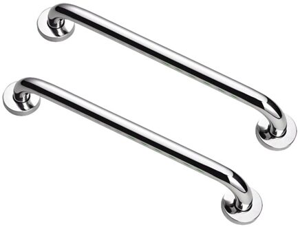 2Pcs Badkamer Bad Wc Rvs Leuning Grab Bar Douche Veiligheid Ondersteuning Handvat Handdoekenrek (50Cm)