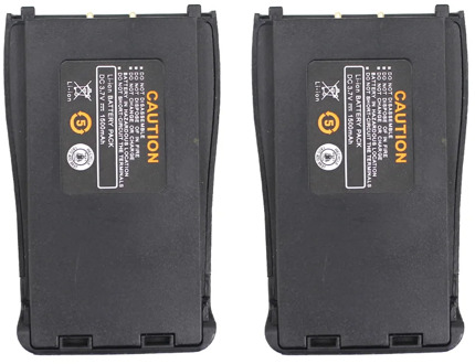 2Pcs Baofeng BF-888S 3.7V 1500mah Li-ion Spare Battery for Baofeng BF-888S BF-666S BF-777S Walkie Talkie H-777 Radio Batteries