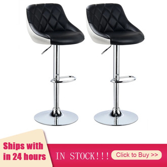 2pcs Bar Chair Modern European Bar Stool Swivel Lifting High Stool tabouret de bar for Home Bar Funiture HWC ship from France