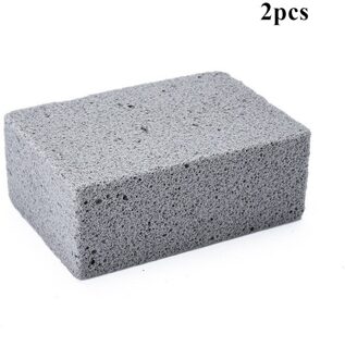 2Pcs Bbq Grill Schoonmaken Baksteen Blok Barbecue Schoonmaken Steen Bbq Rekken Vlekken Vet Cleaner Bbq Gereedschap Keuken Schoonmaken Gadgets