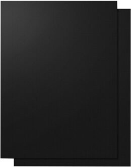 2Pcs Bbq Oven Grill Mat Hittebestendige Non-stick Bbq Grill Plaat Oven Pan Liners Bakken Pad Mat zwart