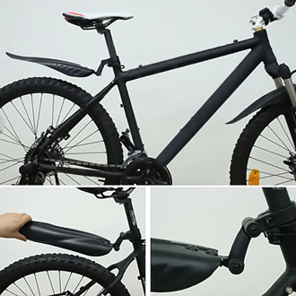 2Pcs Bicycle Mountain Bike MTB Cycling Front Rear Fenders Splash Guard Mudguard Bicycle Accessories