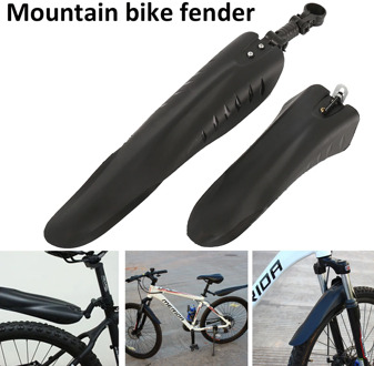 2PCS Bicycle Mudguard Mountain Bike Fenders Front Rear Mudguard MTB Mountain Bike Road Cycling Mud Guard Bike Parts