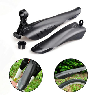 2Pcs Bicycle Mudguard MTB Bike Fender Mud Guards Wings For Cycling Front Rear Fenders Easy To Assemble Lightest Bike Accessory