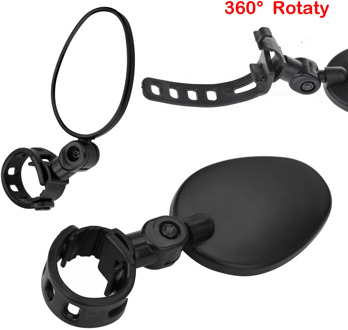 2PCS Bicycle Rearview Mirrors Wide-angle Convex Mirror Cycling Rearview Mirrors MTB Rearview Mirrors Silicone Handle Outdoor New