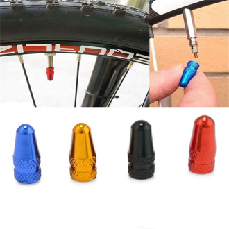 2PCS Bicycle Valve Cap Aluminum Bicycle Presta Valve Cap High Pressure Spikes Tire Valve Dust Cover MTB Bike Bicycle Accessories