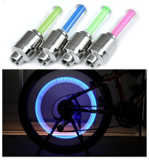 2pcs Bike Lamp Car Motorcycle Wheel Tyre Cap Flash Led Light Accessories Good Quality Durable Fashion Bicycle Accessories