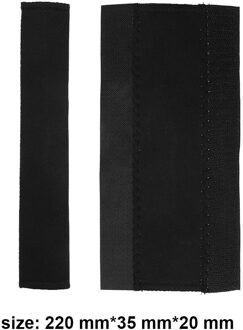 2Pcs Black Fietsketting Protector Fietsen Zorgketen Geplaatst Guards Fiets Frame Chain Protector Protector Mtb Fiets Accessor 22x3.2x2cm