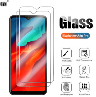2Pcs Blackview A80 Pro Tempered Glass For Blackview A80 Pro Screen Protector Blackview A80 Pro Protective Glass Film