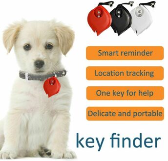 2Pcs Bluetooth anti-verloren Locator Alarm Purse Tracking Huisdier Finder Apparaat GPS Rood