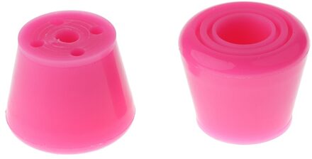 2Pcs Bolt-On Teen Stoppen Zachte En Comfortabele Skate Teen Stopt Voor Derby En Andere Schaatsen roze