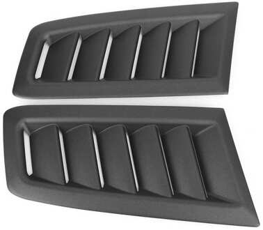 2Pcs Bonnet Air Vents Motorkap Vent Auto Inbouwen Fit Voor Ford Focus Rs MK2 Matte Black Hood Cover