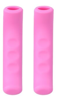 2Pcs Brake Handvat Lever Covers Antislip Shell Parkeerrem Protector Case Voor Elektrische Scooter M365 Universele Fiets Accessoires roze
