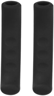 2Pcs Brake Handvat Lever Covers Antislip Shell Parkeerrem Protector Case Voor Elektrische Scooter M365 Universele Fiets Accessoires zwart