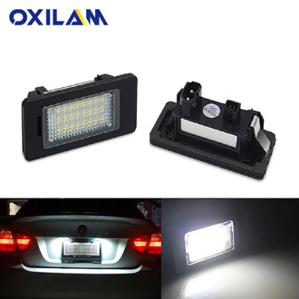 2pcs Canbus Led Number Plate Light for BMW E39 E60 M5 E70 X5 E90 E92 E93 M3 E91 E61 touring E71 E72 X6 Accessories Led Auto Lamp
